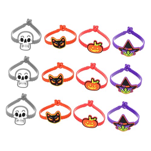 Kisangel 12 Stück Halloween Kinderarmbänder Kreative Cartoon Designs Verstellbar für Halloween Partys und Kindergeburtstage Kisangel 12 Stück Halloween Kinderarmbänder Kreative Cartoon Designs Verstellbar für Halloween Partys und Kindergeburtstage von Kisangel
