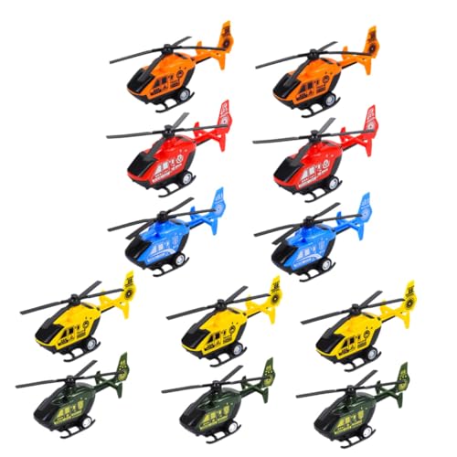 Kisangel 12 Stück Hubschrauber Flugzeuge Flugspielzeug Kinderspielzeug Hubschraubermodelle Hubschrauber Für Hubschrauber Kinderspielzeug Lebendige Hubschrauber Zufällige Farbe von Kisangel
