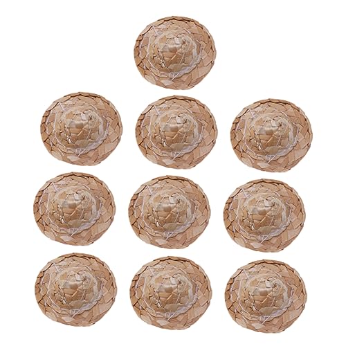 Kisangel 12 Stück Kleine Strohhutpuppe Kappen Gewebte Mini winzig Strohhüte basteln Hutzubehör für Puppen Strohhüte für DIY kleine Strohhüte Puppenkappe Kleiner Hut Hölzern Kisangel 12 Stück Kleine Strohhutpuppe Kappen Gewebte Mini winzig Strohhüte basteln Hutzubehör für Puppen Strohhüte für DIY kleine Strohhüte Puppenkappe Kleiner Hut Hölzern von Kisangel