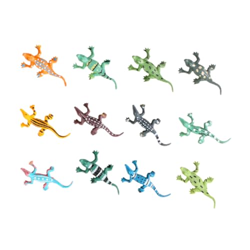 Kisangel 12 Stück Krokodil-Modell Tierisches Frühpädagogisches Kinderspielzeug Lernen Spieltierfiguren Für Tierspielzeug Für Vinyl von Kisangel