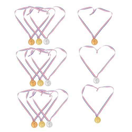 Kisangel 12 Stück Medaillen für Sportmedaille sport Fußballpokal-Medaille kleine Spielzeuge für Kinderpreise Party gefälschte Medaillen Halloween-Medaille Stoff Kisangel 12 Stück Medaillen für Sportmedaille sport Fußballpokal-Medaille kleine Spielzeuge für Kinderpreise Party gefälschte Medaillen Halloween-Medaille Stoff von Kisangel