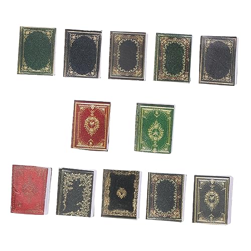 Kisangel 12 Stücke Miniatur Bücher Stilvolle Mini Wohnkultur Für Jungen Und Mädchen Papier Mini Handwerk Spielzeug von Kisangel