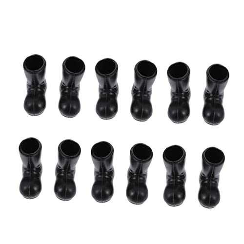 Kisangel 12 Stück Mini Weihnachtsmann Stiefel Puppenhaus Dekoration Festliche Miniatur Ornamente für Weihnachtsdeko und Kreative Bastelprojekte von Kisangel