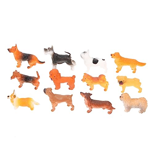 Kisangel 12 Stück Miniatur-Hundemodell Haustier Hund Stofftiere für Dekoration Hundewelpen klein Zahlen Welpen-Dekore Mini-Hund Miniaturhundstatue Hündchen Figur realistischer Welpe PVC Kisangel 12 Stück Miniatur-Hundemodell Haustier Hund Stofftiere für Dekoration Hundewelpen klein Zahlen Welpen-Dekore Mini-Hund Miniaturhundstatue Hündchen Figur realistischer Welpe PVC von Kisangel