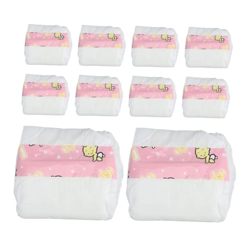 Kisangel 12 Stück Puppen-anziehwindel Realistisches Babypuppenzubehör Babydoll-zubehör Für Kleinkinder Babypuppenzubehör Für Das Puppenhaus Zubehör Für Babypuppen Rosa PVC Kisangel 12 Stück Puppen-anziehwindel Realistisches Babypuppenzubehör Babydoll-zubehör Für Kleinkinder Babypuppenzubehör Für Das Puppenhaus Zubehör Für Babypuppen Rosa PVC von Kisangel