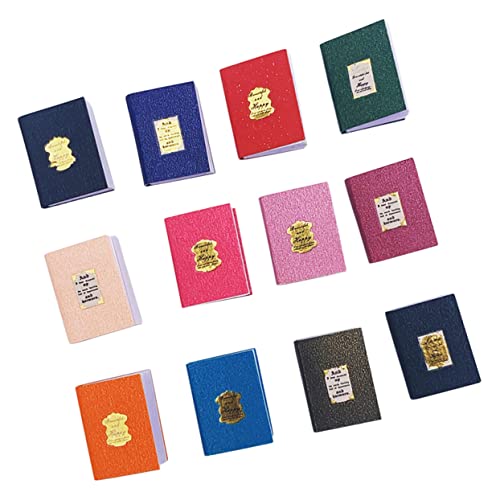 Kisangel 12 Stück Puppenhaus Teiliges Farbenfrohes Buchmodell aus Sicherem für Kreative und Perfektes Zubehör für Bibliotheken und Spielwelten Kisangel 12 Stück Puppenhaus Teiliges Farbenfrohes Buchmodell aus Sicherem für Kreative und Perfektes Zubehör für Bibliotheken und Spielwelten von Kisangel