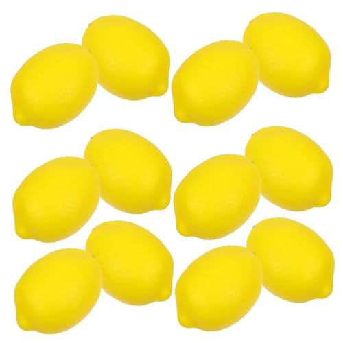 Kisangel 12 Stück Simulations-Zitronen-Requisiten Fälschung gefälscht simulieren Kalk Obstdekoration Kunstobst aus der Küche künstliche Zitronenverzierung Styropor Yellow Kisangel 12 Stück Simulations-Zitronen-Requisiten Fälschung gefälscht simulieren Kalk Obstdekoration Kunstobst aus der Küche künstliche Zitronenverzierung Styropor Yellow von Kisangel