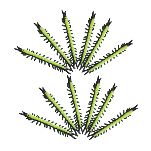 Kisangel 12 Stück Simulierte Tierspielzeug Lustige Hundertfüßer Streiche Fake Centipede Streich simuliertes - streich lustige spielzeuge Streiche für TPR von Kisangel