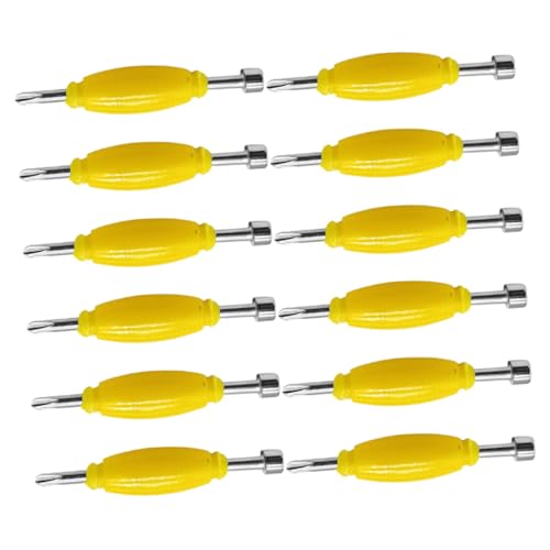 Kisangel 12 Stück Skateboard-Schraubendreher schraubenzieher Set schraubendreher Set mini schraubendreher Deck-Werkzeuge reparieren Metall Yellow Kisangel 12 Stück Skateboard-Schraubendreher schraubenzieher Set schraubendreher Set mini schraubendreher Deck-Werkzeuge reparieren Metall Yellow von Kisangel