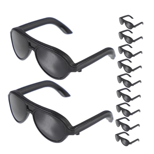 Kisangel 12 Stück Sonnenbrillen Für Mini Mädchen Zubehör Sonnenbrillen Basteln Gläser Pp Black Kisangel 12 Stück Sonnenbrillen Für Mini Mädchen Zubehör Sonnenbrillen Basteln Gläser Pp Black von Kisangel