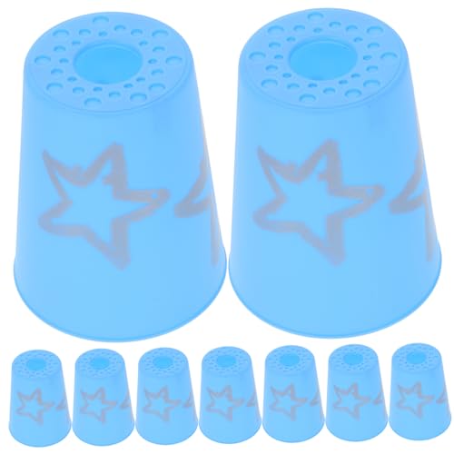 Kisangel 12 Stück Stapelbecher Wiederverwendbare Becher Stapelbecher Speed Stacking Becher Sportbecher Stapelspiele Spielbecher Spiel Stapelspiel Becherspiele Kunststoff von Kisangel