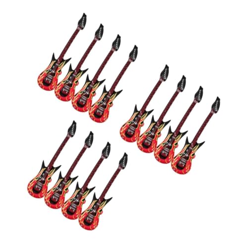 Kisangel 12 Stück Teiliges Aufblasbares Gitarren aus PVC Buntes Partyspielzeug Kreative Inflatable Musik Props für Geburtstagsfeiern Bühnenauftritte und Poolpartys Leicht und Robust Kisangel 12 Stück Teiliges Aufblasbares Gitarren aus PVC Buntes Partyspielzeug Kreative Inflatable Musik Props für Geburtstagsfeiern Bühnenauftritte und Poolpartys Leicht und Robust von Kisangel