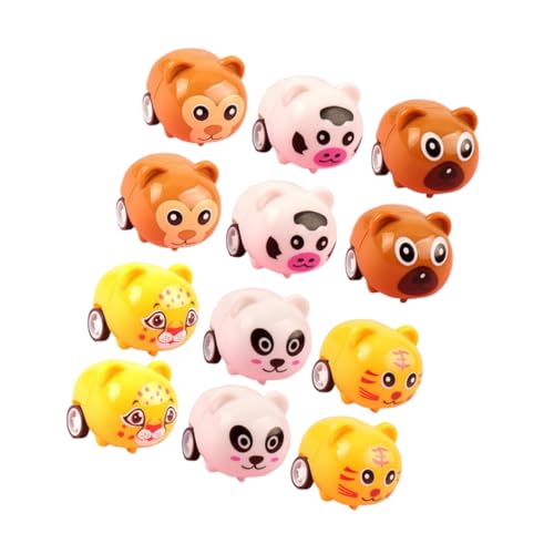 Kisangel 12 Stück Teiliges Aufziehautos mit Reibungsantrieb Cartoon Tierform Spielzeugautos Partygeschenke für Jungen kein Batteriebetrieb Fördert Motorik und Kreativität Kisangel 12 Stück Teiliges Aufziehautos mit Reibungsantrieb Cartoon Tierform Spielzeugautos Partygeschenke für Jungen kein Batteriebetrieb Fördert Motorik und Kreativität von Kisangel