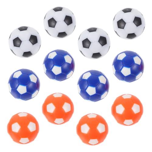 Kisangel 12 Stück Teiliges Austauschbarer Tischfußballbälle Farbige Mini Fußbälle für Tischkicker Leicht Robust für Ersatz und Spielspaß Drinnen und Draußen von Kisangel