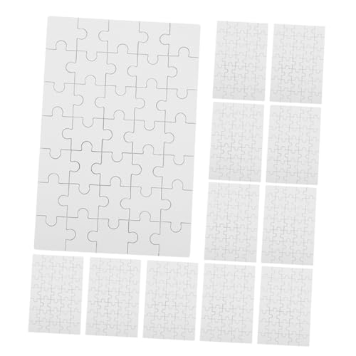 Kisangel 12 Stück Teiliges Blanko Sublimationspuzzle aus Holz Rechteckige DIY Wärmeübertragung Puzzleteile Blanko Jigsaw Puzzle für Gestaltung Bastelset für Erwachsene Kisangel 12 Stück Teiliges Blanko Sublimationspuzzle aus Holz Rechteckige DIY Wärmeübertragung Puzzleteile Blanko Jigsaw Puzzle für Gestaltung Bastelset für Erwachsene von Kisangel