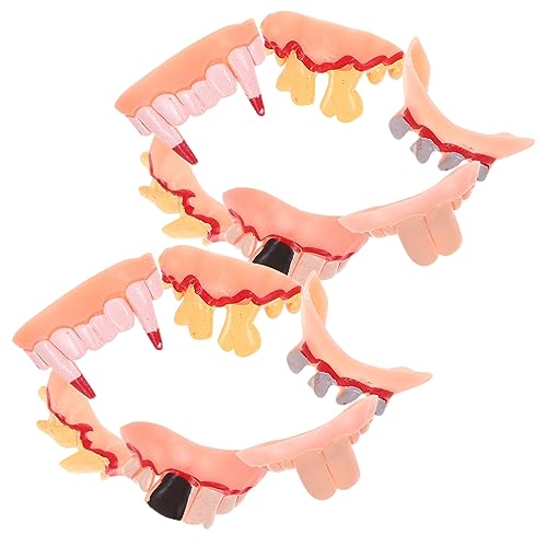 Kisangel 12 Stück Teiliges Halloween Falsche Zähne für Cosplay Gruselige Zombie Zähne Lustige Halloween Requisiten für Partys und Dekorationen Kisangel 12 Stück Teiliges Halloween Falsche Zähne für Cosplay Gruselige Zombie Zähne Lustige Halloween Requisiten für Partys und Dekorationen von Kisangel