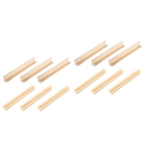 Kisangel 12 Stück Teiliges Holz Domino Ständer Wiederverwendbare DIY Domino Halter und Präsentationsständer Multifunktional für Spielsteine und Kreative Bastelprojekte Kisangel 12 Stück Teiliges Holz Domino Ständer Wiederverwendbare DIY Domino Halter und Präsentationsständer Multifunktional für Spielsteine und Kreative Bastelprojekte von Kisangel