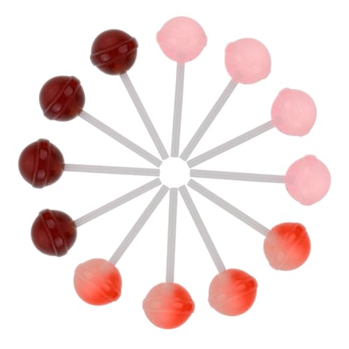 Kisangel 12 Stück Teiliges Lutscher Simulation Lollipop Modelle Realistisch Leicht für Party Fotografie Geschenk Weihnachtsdeko Rosa Rot Braun Je Kisangel 12 Stück Teiliges Lutscher Simulation Lollipop Modelle Realistisch Leicht für Party Fotografie Geschenk Weihnachtsdeko Rosa Rot Braun Je von Kisangel