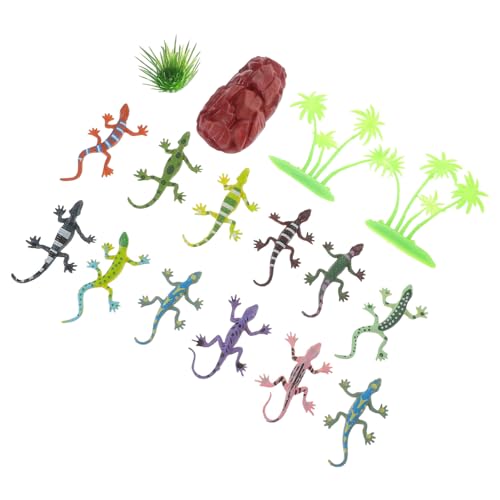 Kisangel 12 Stück Teiliges Mini Echsenmodell Realistische Reptilien Spielzeuge Lebensechte Tierfiguren für Ab Jahren Pädagogisches Lernspielzeug für Zuhause Garten und Büro Fantasievolles von Kisangel