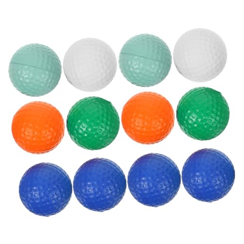 Kisangel 12 Stück Teiliges PU Stressbälle Golf Langlebige Elastische Mitgebsel Lustiges Entspannungs für Party Robustes Stress Relief für Jungen und Mädchen Zufällige Farbe Zufällige Farbe von Kisangel