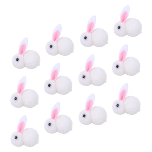 Kisangel 12 Stück Teiliges Plüschhasen Weiß Niedliche Weihnachtsbaum Deko Kuschelige und Partydekoration Weiche Bunny Figuren für Tisch und DIY Adornments Kisangel 12 Stück Teiliges Plüschhasen Weiß Niedliche Weihnachtsbaum Deko Kuschelige und Partydekoration Weiche Bunny Figuren für Tisch und DIY Adornments von Kisangel