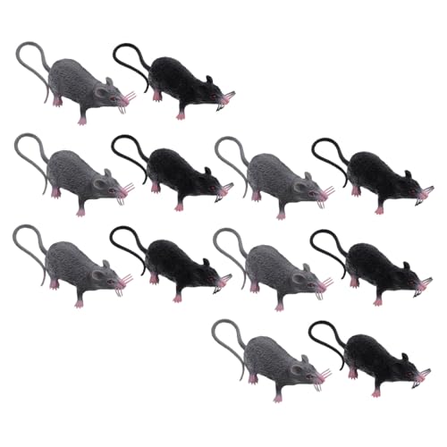 Kisangel 12 Stück Teiliges Realistische Kunststoff-mäuse Schwarz Halloween Ratten Deko und Streiche für Gruselige Partys Requisiten für Aprilscherz und Halloween Feierlichkeiten Kisangel 12 Stück Teiliges Realistische Kunststoff-mäuse Schwarz Halloween Ratten Deko und Streiche für Gruselige Partys Requisiten für Aprilscherz und Halloween Feierlichkeiten von Kisangel