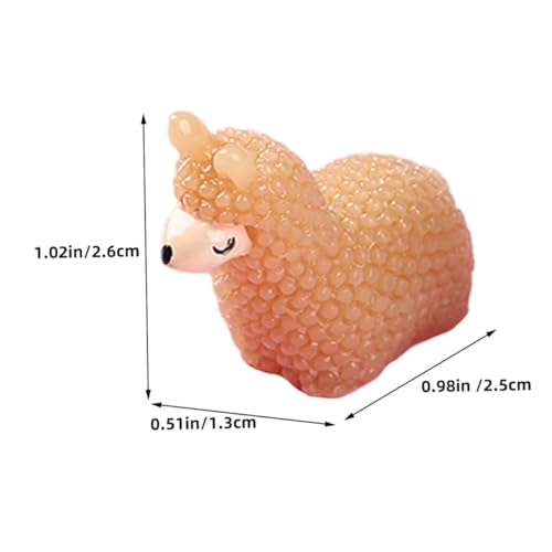 Kisangel 12 Stück Teiliges Resin Miniatur Figuren Lebensechte Tierfiguren in Bunten Farben Detailreiche Mini für Garten Puppenhaus Terrarium und Dekoration Langlebig und Charmant von Kisangel