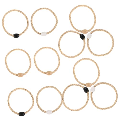 Kisangel 12 Stück Teiliges Ringwurfspiel Set aus Robustem Seil für Erwachsene Vielseitig für Garten Strand und Wiese Tragbar mit Verschiedenen Spielmodi für Familienspaß und Outdoor von Kisangel