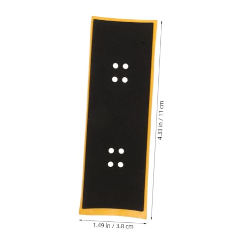 Kisangel 12 Stück Teiliges Tape für Finger Skateboards Langlebig rutschfest Kompatibel mit Mini Fingerboards Einfach Anzubringen Zubehör für Finger Skateboard Enthusiasten von Kisangel