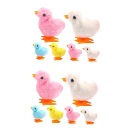 Kisangel 12 Stück Teiliges Wind Up Huhn Bunte Aufziehküken Plüschtier für Lustige Springende Figuren als Partygeschenk und Osterdeko Handliches Pädagogisches Kisangel 12 Stück Teiliges Wind Up Huhn Bunte Aufziehküken Plüschtier für Lustige Springende Figuren als Partygeschenk und Osterdeko Handliches Pädagogisches von Kisangel