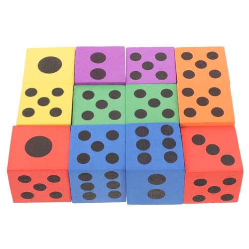 Kisangel 12 Stück Teiliges Würfelspiel für Spielwürfel für Drinnen Draußen und Unterwegs für Gemeinschaftsspiele und Lernspiele ca Groß Zufällige Farbe Kisangel 12 Stück Teiliges Würfelspiel für Spielwürfel für Drinnen Draußen und Unterwegs für Gemeinschaftsspiele und Lernspiele ca Groß Zufällige Farbe von Kisangel
