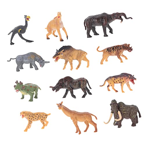 Kisangel 12 Stück Waldtiermodelle Kinderspielzeug Heimornamente Lernspielzeug Kinderspielzeug Tierstatuen Realistische Lehrrequisiten Zarte Tierfiguren Lebendiges Tierhandwerk Aus von Kisangel