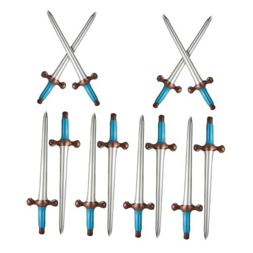 Kisangel 12 Stück aufblasbares Piratenschwert Schaum Schwerter Piratenspielzeug aufblasbares Stütze Halloween- -Requisite Piraten-Cosplay-Requisiten PVC Blue Kisangel 12 Stück aufblasbares Piratenschwert Schaum Schwerter Piratenspielzeug aufblasbares Stütze Halloween- -Requisite Piraten-Cosplay-Requisiten PVC Blue von Kisangel
