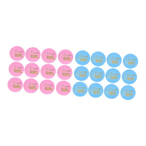 Kisangel 120 Stück Gender Reveal Aufkleber Team Team Jungen Selbstklebende Abstimmungssticker für Babyparty Dekorationen für Geschlechtsverkündung und Feiern Kisangel 120 Stück Gender Reveal Aufkleber Team Team Jungen Selbstklebende Abstimmungssticker für Babyparty Dekorationen für Geschlechtsverkündung und Feiern von Kisangel