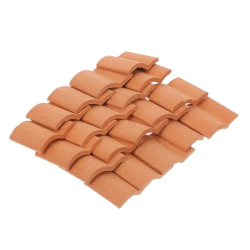 Kisangel 120 Stück Maßstab Detailgetreue Dachziegel Modellbau für Puppenhaus Sandtisch Garten Landschaftsdeko Langlebige DIY Bastelsteine Kisangel 120 Stück Maßstab Detailgetreue Dachziegel Modellbau für Puppenhaus Sandtisch Garten Landschaftsdeko Langlebige DIY Bastelsteine von Kisangel