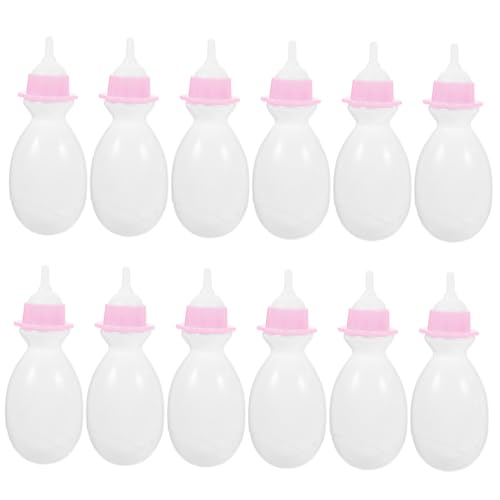 Kisangel 12Stücke Babypuppenflaschen Kleine Milch Und Saftflaschen Für Puppenzubehör Für Rollenspiele Hausdekoration Für Fantasievolles Kisangel 12Stücke Babypuppenflaschen Kleine Milch Und Saftflaschen Für Puppenzubehör Für Rollenspiele Hausdekoration Für Fantasievolles von Kisangel