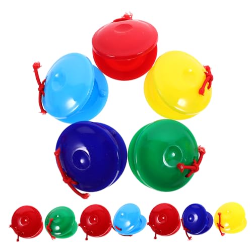 Kisangel 12Stücke Castaets für Musikinstrumente Rhythmus und Selbstvertrauen Sicheres und Langlebiges Musikspielzeug mit Ansprechendem Design für Jungen Kisangel 12Stücke Castaets für Musikinstrumente Rhythmus und Selbstvertrauen Sicheres und Langlebiges Musikspielzeug mit Ansprechendem Design für Jungen von Kisangel