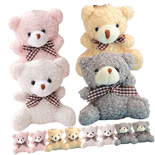 Kisangel 12Stücke Plüschbären Schlüsselanhänger Niedliche Bärenpuppen Anhänger für Taschen Rucksäcke und Autoschlüssel Weiche Plüschtiere Dekorative Anhänger für Erwachsene Kisangel 12Stücke Plüschbären Schlüsselanhänger Niedliche Bärenpuppen Anhänger für Taschen Rucksäcke und Autoschlüssel Weiche Plüschtiere Dekorative Anhänger für Erwachsene von Kisangel