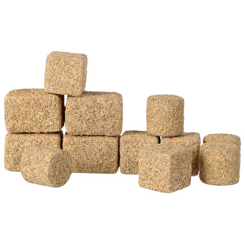 Kisangel 12Stücke Teiliges Mini Heuballen Dekorationsset Für Puppenhäuser Und Modellbau Realistische Für Kreative DIY Projekte Für Miniaturlandschaften von Kisangel
