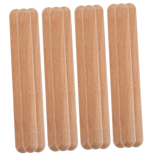Kisangel 12Stücke Teiliges Pädagogisches Holz Percussion Instrumenten Für Frühkindliche Rhythmus Stöcke Für Musikspiele Und Kreative Entwicklung von Kisangel