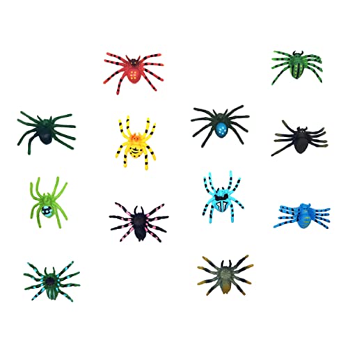 Kisangel 12Stücke Teiliges Realistische Spinnen Für Halloween Deko Simulationsspielzeug Für Partys Gruselige Und Kreative Nutzung Kisangel 12Stücke Teiliges Realistische Spinnen Für Halloween Deko Simulationsspielzeug Für Partys Gruselige Und Kreative Nutzung von Kisangel