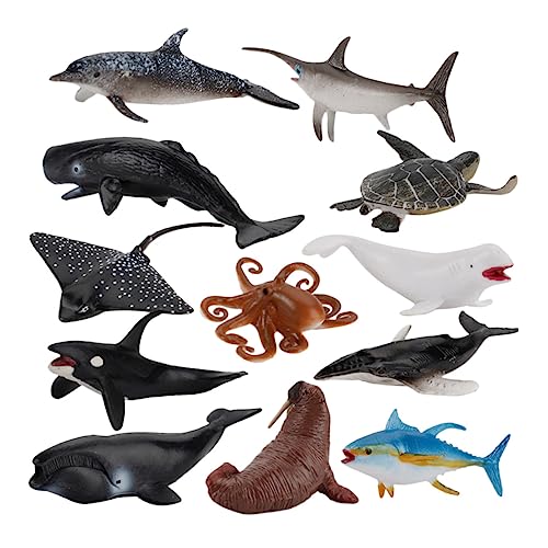 Kisangel 12Stücke Teiliges Realistische Tierfiguren Ozeanlebewesen für Pädagogisches Lernspielzeug Geschenkidee für Geburtstage Weihnachten und Mehr Kisangel 12Stücke Teiliges Realistische Tierfiguren Ozeanlebewesen für Pädagogisches Lernspielzeug Geschenkidee für Geburtstage Weihnachten und Mehr von Kisangel