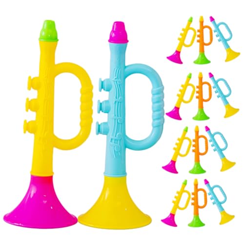 Kisangel 14 Stück Trompetenspielzeug Für Horn Jubeln Kinderspielzeug Trompete Hornspielzeugtrompete Geräuschemacher Musikalisches Trompetenspielzeug Jubelnde Hörner Plastik Kisangel 14 Stück Trompetenspielzeug Für Horn Jubeln Kinderspielzeug Trompete Hornspielzeugtrompete Geräuschemacher Musikalisches Trompetenspielzeug Jubelnde Hörner Plastik von Kisangel