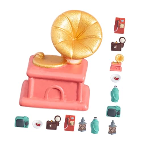 Kisangel 14-Teiliges Set Simuliertes Haushaltsgerätemodell Möbel Retro altes Puppenhaus Dekore klein wohnaccessoires sammlerstücke deko für Regale Vintage-Kamera- Puppenhausdekor Harz Kisangel 14-Teiliges Set Simuliertes Haushaltsgerätemodell Möbel Retro altes Puppenhaus Dekore klein wohnaccessoires sammlerstücke deko für Regale Vintage-Kamera- Puppenhausdekor Harz von Kisangel