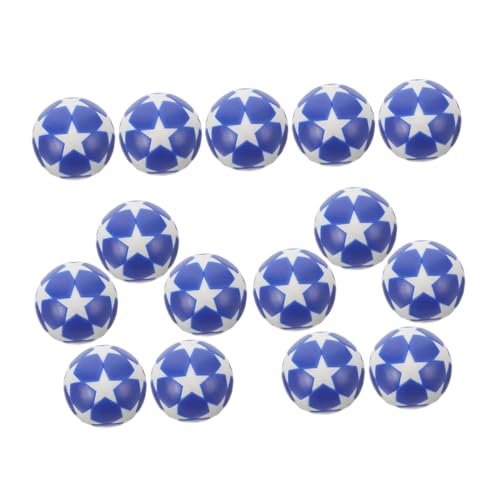 Kisangel 15 Stück Fußballzubehör Hinterhof Bälle für Tischkicker Ecke Tischkicker Ersatz Tischfußballbälle Mini Schreibtisch-Fußbälle Tischfußball, kleine Bälle Plastik Blue Kisangel 15 Stück Fußballzubehör Hinterhof Bälle für Tischkicker Ecke Tischkicker Ersatz Tischfußballbälle Mini Schreibtisch-Fußbälle Tischfußball, kleine Bälle Plastik Blue von Kisangel