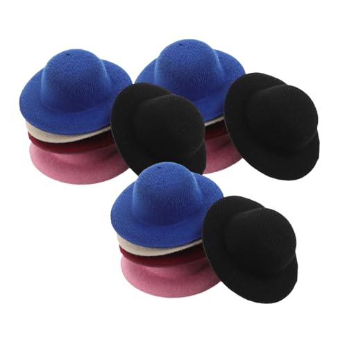 Kisangel 15 Stück Leichte Bastelhüte für DIY Projekte Puppenhaus Zubehör Charmante Accessoires für Partys und Kreative Aktivitäten von Kisangel