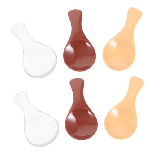 Kisangel 15 Stück Löffel Aus Kunststoffimitat Miniatur Utensilien Mini Hausutensilien Mini Miniatur Küchenzubehör Mini Küchenschaufel Mini Küchendekor Miniaturen von Kisangel