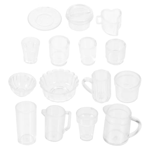 Kisangel 15 Stück Miniatur Szenen Vielseitige Tischdekoration und Fotorequisiten für Puppenhäuser von Kisangel