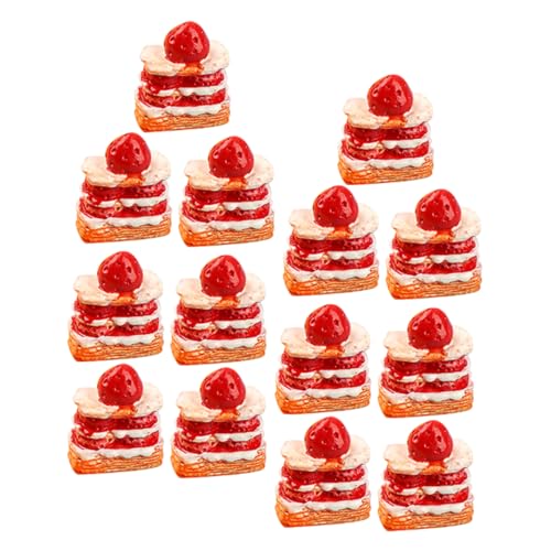 Kisangel 15 Stück Simulierter Erdbeercreme -Kuchen Realistische Künstliche Lebensmittel-Requisiten Fälschung Machen Sie Es Mini-Essen Echt Aussehendes Spielfutter Erste Harz Kisangel 15 Stück Simulierter Erdbeercreme -Kuchen Realistische Künstliche Lebensmittel-Requisiten Fälschung Machen Sie Es Mini-Essen Echt Aussehendes Spielfutter Erste Harz von Kisangel