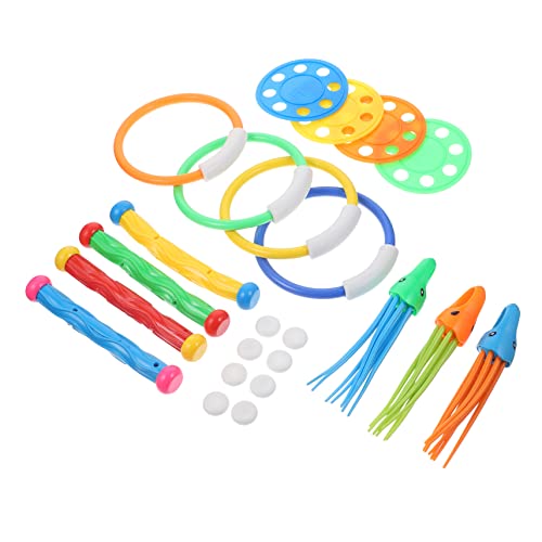 Kisangel 15 Stück Tauchen Spielset Tauchspielzeug Tauchbeckenspielzeug für Poolspielzeug Tauchen Wasserspielzeug für für den Pool -Tauchbecken- Plastik Kisangel 15 Stück Tauchen Spielset Tauchspielzeug Tauchbeckenspielzeug für Poolspielzeug Tauchen Wasserspielzeug für für den Pool -Tauchbecken- Plastik von Kisangel